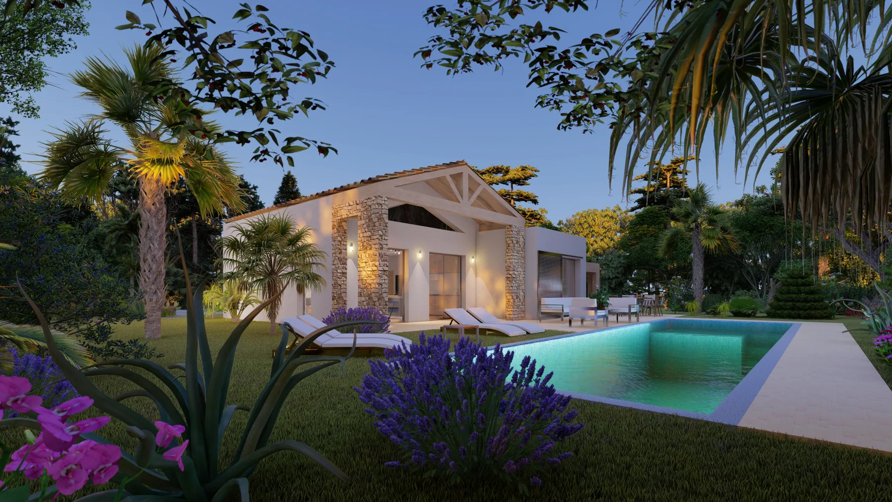 Villa Ponant — Nouveauté, construite sur mesure par JPSA Construction en Occitanie