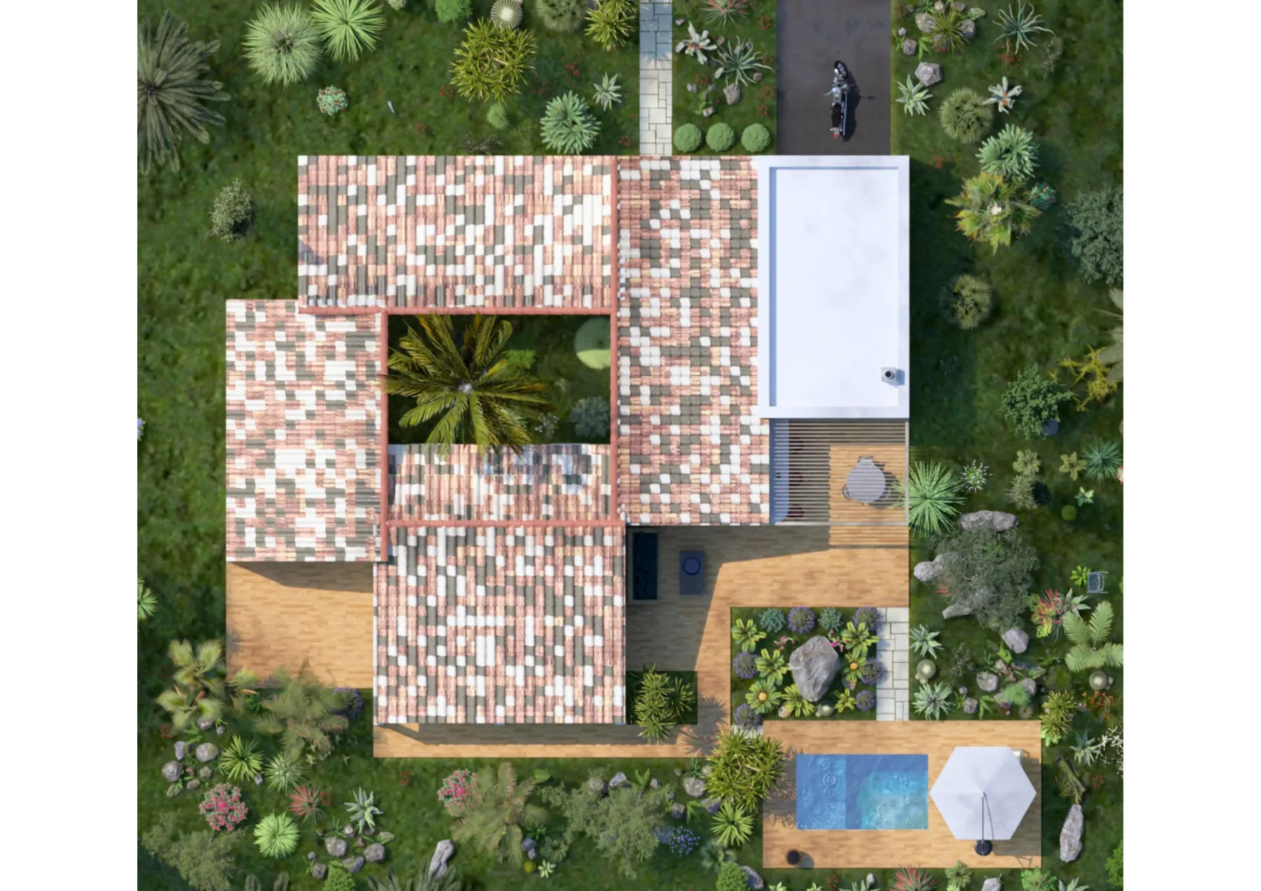 Vue toiture